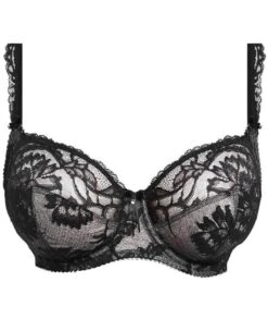 Wacoal Fantasie Bronte Underwire Side Support Plunge Bra - Black -BRASTOGO Sales fantasie 2062 bronte underwire side support plunge bra
