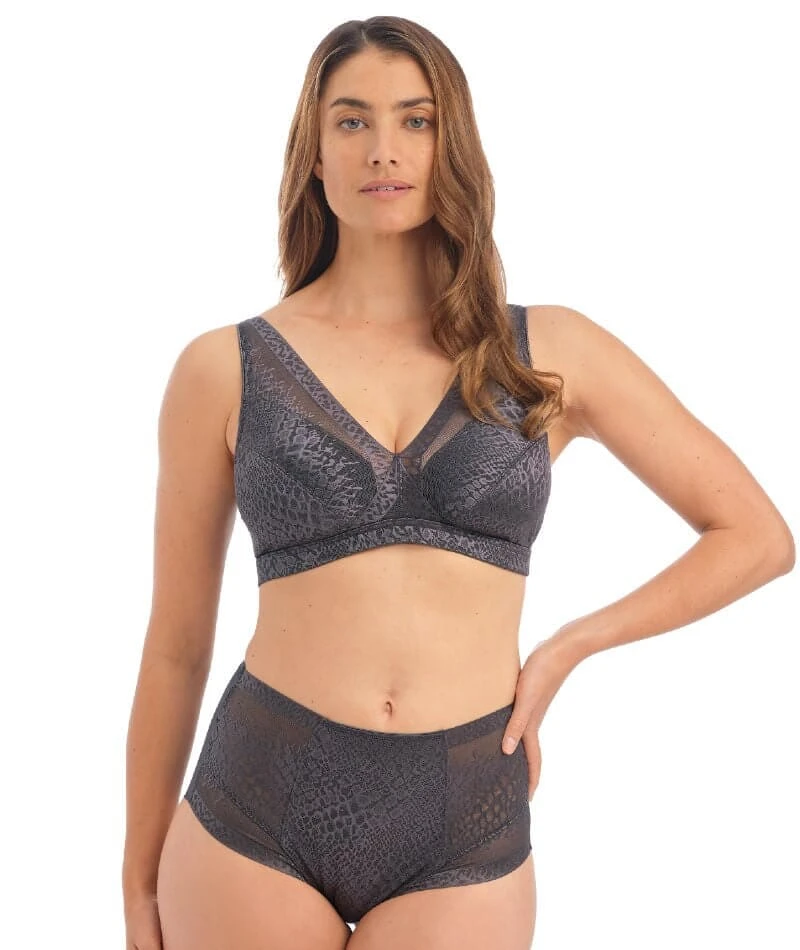 Wacoal Fantasie Envisage Wirefree Bralette - Slate 7 Wacoal Fantasie Envisage Wirefree Bralette - Slate - Image 5