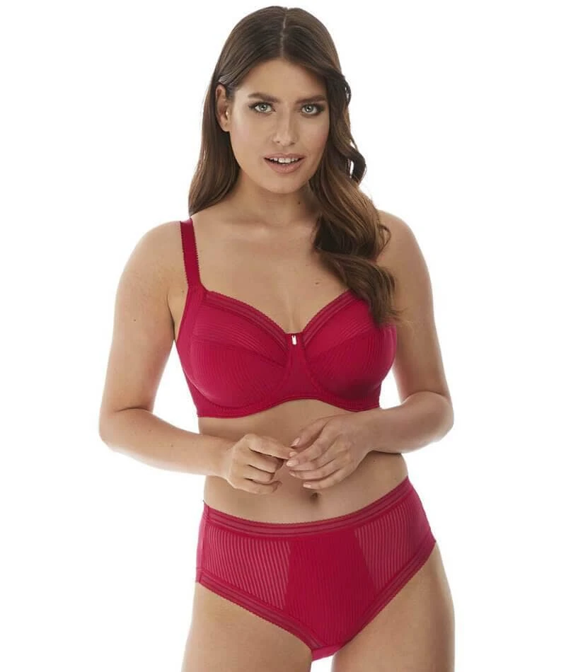 Wacoal Fantasie Fusion Underwired Full Cup Side Support Bra - Red 8 Wacoal Fantasie Fusion Underwired Full Cup Side Support Bra - Red - Image 6