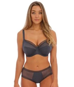 Wacoal Fantasie Fusion Underwired Full Cup Side Support Bra - Slate -BRASTOGO Sales fantasie fusion underwired full cup side support bra slate 2