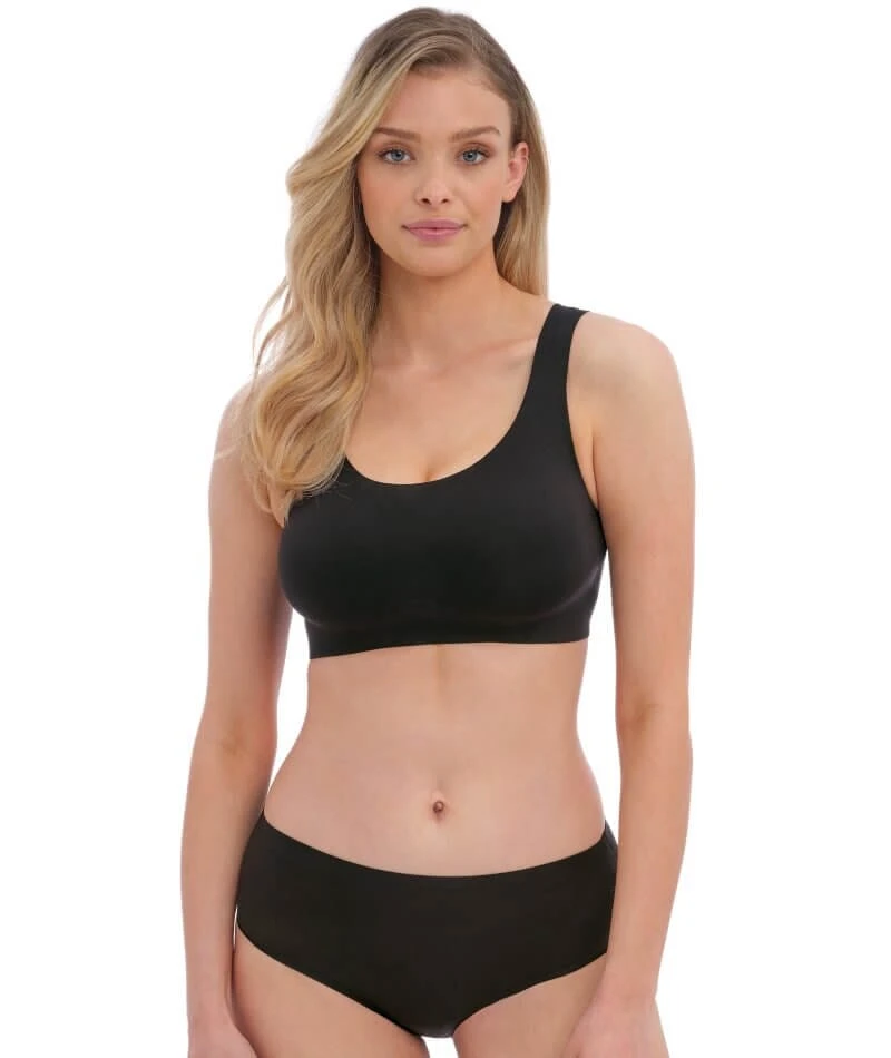 Wacoal Fantasie Smoothease Wirefree Bralette - Black 11 Wacoal Fantasie Smoothease Wirefree Bralette - Black - Image 9