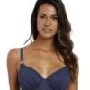 Wacoal Fantasie Swim Marseille Underwire Gathered Full Cup Bikini Top - Twilight