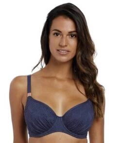 Wacoal Fantasie Swim Marseille Underwire Gathered Full Cup Bikini Top - Twilight