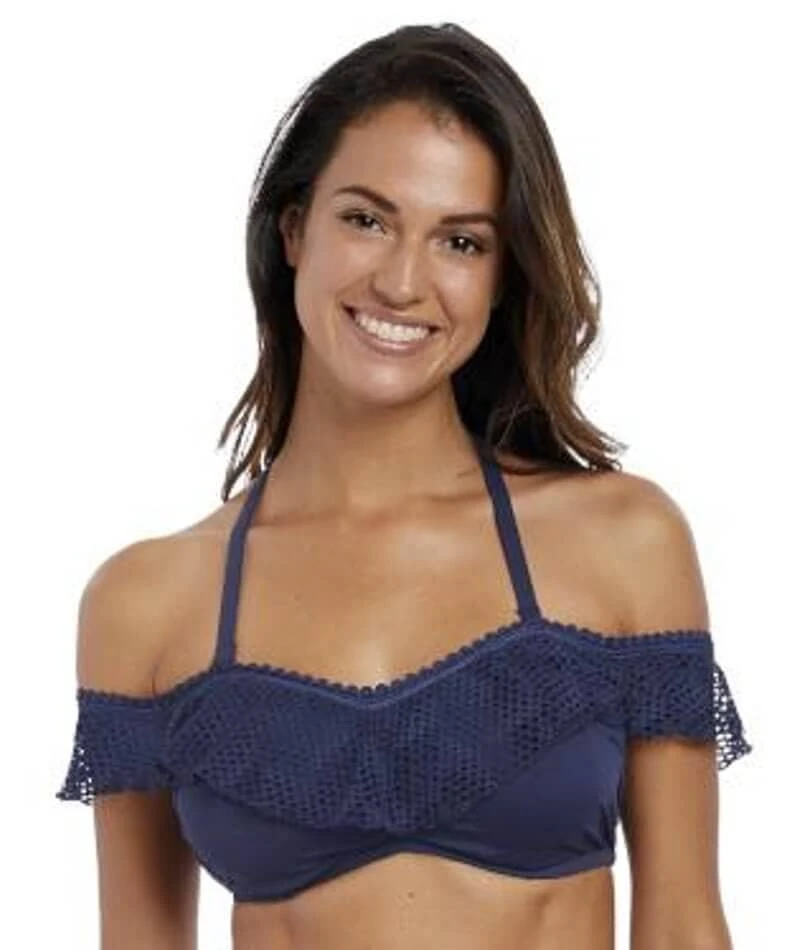 Wacoal Fantasie Swim Marseille Underwire Bardot Bikini Top - Twilight 3 Wacoal Fantasie Swim Marseille Underwire Bardot Bikini Top - Twilight
