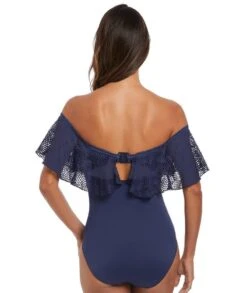 Wacoal Fantasie Swim Marseille Underwire Bardot Full Piece Suit - Twilight -BRASTOGO Sales fantasie swim 6688 marseille underwire bardot full piece suit 1