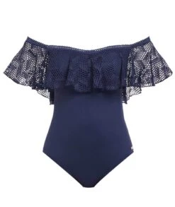 Wacoal Fantasie Swim Marseille Underwire Bardot Full Piece Suit - Twilight -BRASTOGO Sales fantasie swim 6688 marseille underwire bardot full piece suit 3