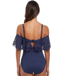 Wacoal Fantasie Swim Marseille Underwire Bardot Full Piece Suit - Twilight -BRASTOGO Sales fantasie swim 6688 marseille underwire bardot full piece suit 4