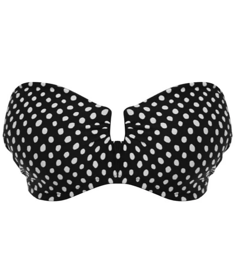 Wacoal Fantasie Swim Santa Monica Underwire Bandeau Multiway Bikini Top - Black/White 10 Wacoal Fantasie Swim Santa Monica Underwire Bandeau Multiway Bikini Top - Black/White - Image 8