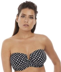 Wacoal Fantasie Swim Santa Monica Underwire Bandeau Multiway Bikini Top - Black/White 16 Wacoal Fantasie Swim Santa Monica Underwire Bandeau Multiway Bikini Top - Black/White -BRASTOGO Sales fantasie swim 6723 santa monica underwire bandeau multiway bikini top 5