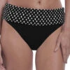Wacoal Fantasie Swim Santa Monica Classic Fold Brief - Black/White -BRASTOGO Sales fantasie swim 6726 santa monica classic fold brief 1