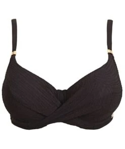 Wacoal Fantasie Swim Ottawa Underwired Wrap Front Full Cup Bikini Top - Black -BRASTOGO Sales fantasie swim ottawa underwired wrap front full cup bikini top black 5