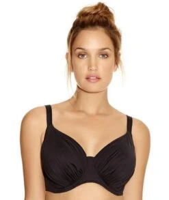 Wacoal Fantasie Swim Versailles Underwired Gathered Full Cup Bikini Top - Black