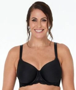 Fayreform Lace Perfect Contour Spacer Bra - Black -BRASTOGO Sales fayreform lace perfect contour bra black