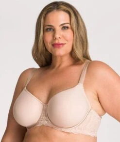 Fayreform Lace Perfect Contour Spacer Bra - Latte -BRASTOGO Sales fayreform lace perfect contour bra latte 5