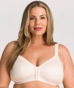 Fayreform Ultimate Comfort Front Closure Soft Cup Wirefree Bra - Pink Champagne