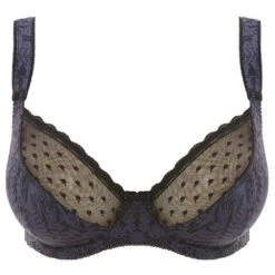 Wacoal Freya Fearne Underwire Plunge Balcony Bra - Black -BRASTOGO Sales freya 4091 fearne underwire plunge balcony bra4