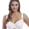 Wacoal Freya Starlight Underwired Side Suport Bra - White -BRASTOGO Sales freya 5201 starlight underwire balcony side suport bra white2