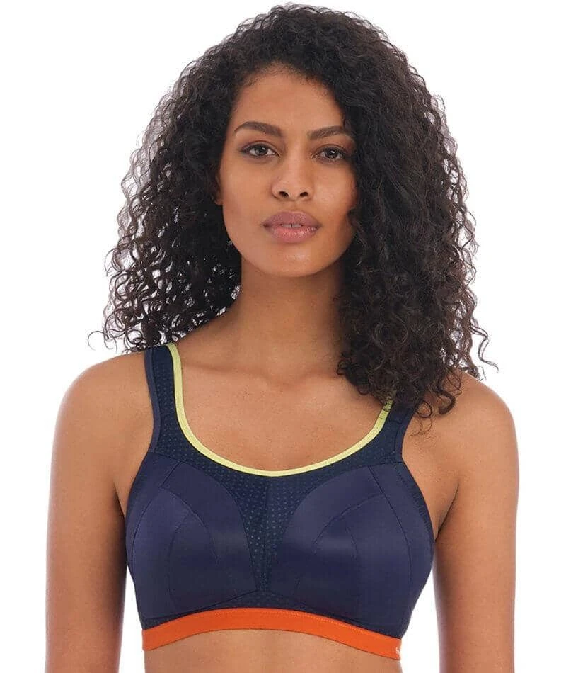 Wacoal Freya Active Dynamic Wirefree Sports Bra - Navy Spice 3 Wacoal Freya Active Dynamic Wirefree Sports Bra - Navy Spice