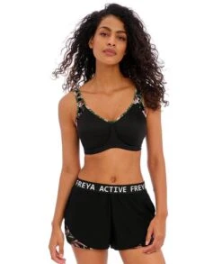 Wacoal Freya Active Sonic Underwired Moulded Sports Bra - Jungle Black -BRASTOGO Sales freya active sonic underwired moulded sports bra jungle black 2