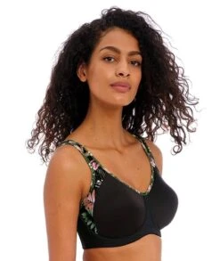 Wacoal Freya Active Sonic Underwired Moulded Sports Bra - Jungle Black -BRASTOGO Sales freya active sonic underwired moulded sports bra jungle black 7