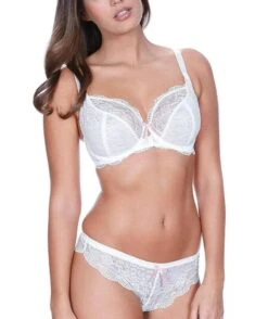 Wacoal Freya Fancies Underwire Plunge Bra - White 9 Wacoal Freya Fancies Underwire Plunge Bra - White -BRASTOGO Sales freya fancies underwire plunge bra white 2