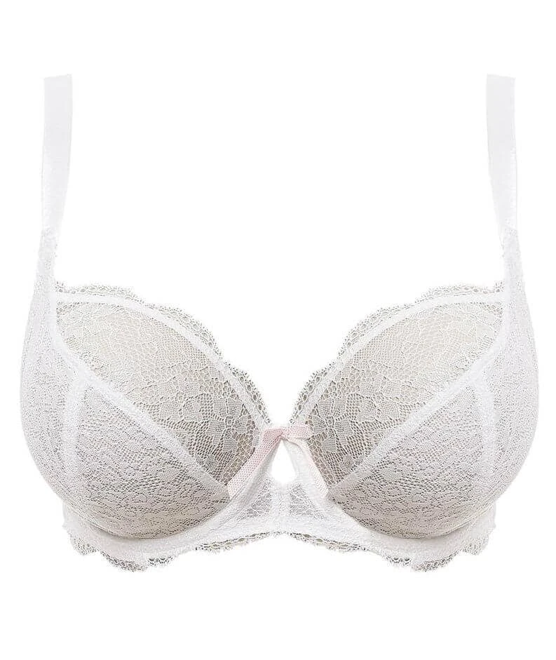 Wacoal Freya Fancies Underwire Plunge Bra - White 7 Wacoal Freya Fancies Underwire Plunge Bra - White - Image 5