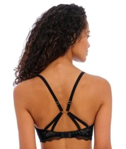 Wacoal Freya Fatale Wirefree Bralette - Noir -BRASTOGO Sales freya fatale non wired bralette noir 5