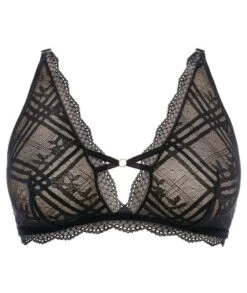 Wacoal Freya Fatale Wirefree Bralette - Noir -BRASTOGO Sales freya fatale non wired bralette noir 7