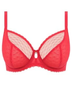 Wacoal Freya Signature Underwired Plunge Bra - Chili Red -BRASTOGO Sales freya signature underwired plunge bra chili red4
