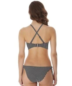 Wacoal Freya Swim Beach Hut Underwire Padded Bandeau Bikini - Black -BRASTOGO Sales freya swim 6791 beach hut underwire padded bandeau bikini6