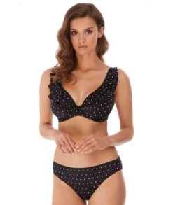 Wacoal Freya Swim Jewel Cove Underwire High Apex Bikini Top - Black -BRASTOGO Sales freya swim 7230 jewel cove underwire high apex bikini top