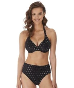 Wacoal Freya Swim Jewel Cove Underwire Banded Halter Bikini Top - Black -BRASTOGO Sales freya swim 7232 jewel cove underwire banded halter bikini top3