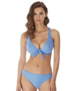 Wacoal Freya Swim Beach Hut Underwire High Apex Bikini Top - Blue Moon -BRASTOGO Sales freya swim beach hut underwire high apex bikini top blue moon
