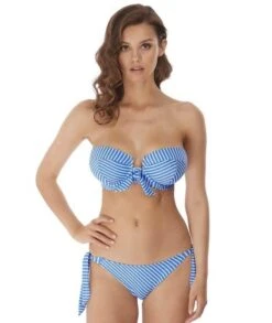Wacoal Freya Swim Beach Hut Underwire Padded Bandeau Bikini - Blue Moon -BRASTOGO Sales freya swim beach hut underwire padded bandeau bikini blue moon