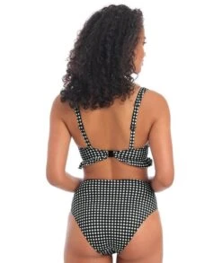 Wacoal Freya Swim Check In Underwired High Apex Bikini Top - Monochrome -BRASTOGO Sales freya swim check in underwired high apex bikini top monochrome