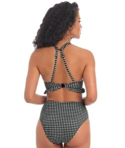 Wacoal Freya Swim Check In Underwired High Apex Bikini Top - Monochrome -BRASTOGO Sales freya swim check in underwired high apex bikini top monochrome4