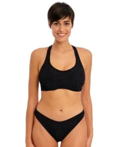 Wacoal Freya Swim Ibiza Waves Underwire Bralette Bikini Top - Black -BRASTOGO Sales freya swim ibiza waves underwire bralette bikini top black 2