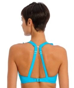 Wacoal Freya Swim Jewel Cove Underwire High Apex Bikini Top - Plain Turquoise -BRASTOGO Sales freya swim jewel cove underwire high apex bikini top plain turquoise 3