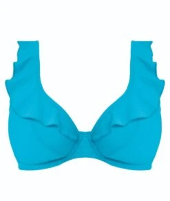 Wacoal Freya Swim Jewel Cove Underwire High Apex Bikini Top - Plain Turquoise -BRASTOGO Sales freya swim jewel cove underwire high apex bikini top plain turquoise 7