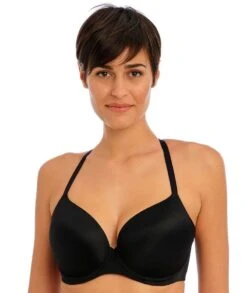 Wacoal Freya Undetected Underwire Moulded T-shirt Bra - Black -BRASTOGO Sales freya undetected underwire moulded t shirt bra black 4