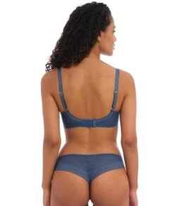 Wacoal Freya Viva Underwired Side Support Bra - Vintage Denim -BRASTOGO Sales freya viva brazilian brief vintage denim 3 1ff17674 767b 4340 a094 22a5a55289df