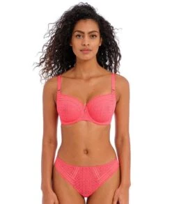Wacoal Freya Viva Underwired Side Support Bra - Sunkissed Coral -BRASTOGO Sales freya viva underwired side support bra sunkissed coral 2