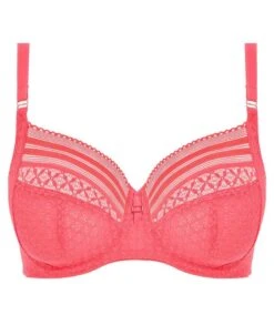 Wacoal Freya Viva Underwired Side Support Bra - Sunkissed Coral -BRASTOGO Sales freya viva underwired side support bra sunkissed coral 5