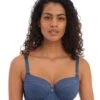 Wacoal Freya Viva Underwired Side Support Bra - Vintage Denim -BRASTOGO Sales freya viva underwired side support bra vintage denim 2