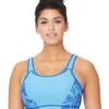 Glamorise Elite Adjustable Wirefree Sports Bra - Blue 2 Glamorise Elite Adjustable Wirefree Sports Bra - Blue -BRASTOGO Sales glamorise 1167 elite adjustable non underwire sports bra 1