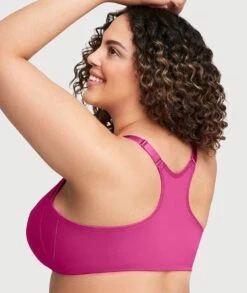 Glamorise Front-Closure Smoothing WonderWire Bra - Berry -BRASTOGO Sales glamorise front close smoothing wonderwire bra berry 5