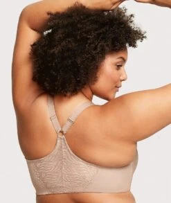 Glamorise Front-Closure T-Back WonderWire Bra - Cafe -BRASTOGO Sales glamorise front close t back wonderwire bra cafe 4 1