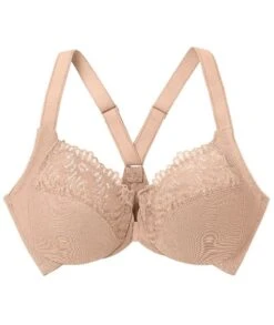 Glamorise Front-Closure T-Back WonderWire Bra - Cafe -BRASTOGO Sales glamorise front close t back wonderwire bra cafe 7