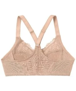 Glamorise Front-Closure T-Back WonderWire Bra - Cafe -BRASTOGO Sales glamorise front close t back wonderwire bra cafe 8