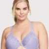 Glamorise Front-Closure T-Back WonderWire Bra - Soft Lilac 2 Glamorise Front-Closure T-Back WonderWire Bra - Soft Lilac -BRASTOGO Sales glamorise front closure t back wonderwire bra soft lilac 01